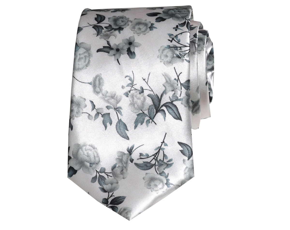 小物 24aw FLOWER PRINT TIE DAHLIA Ys for men Y's for men Revival: Iconic Floral Collection: WILDSIDE
