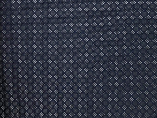 Aegan blue & grey patterned tie and pocket square set