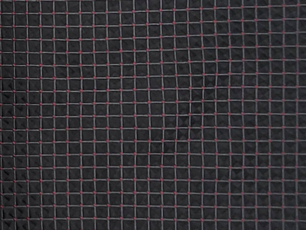 Black & berry geometric patterned tie and pocket square set