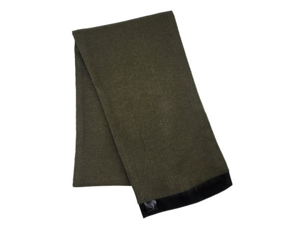 Khaki double sided neck scarf