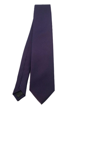 Purple-toned houndstooth patterned tie