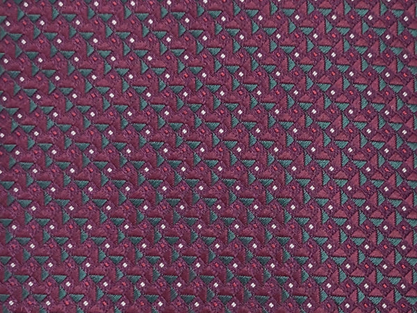 Plum-toned patterned tie