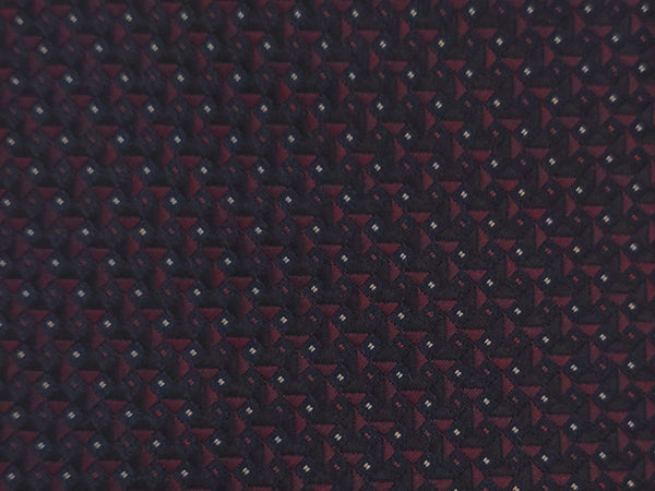 Plum and black-toned patterned tie