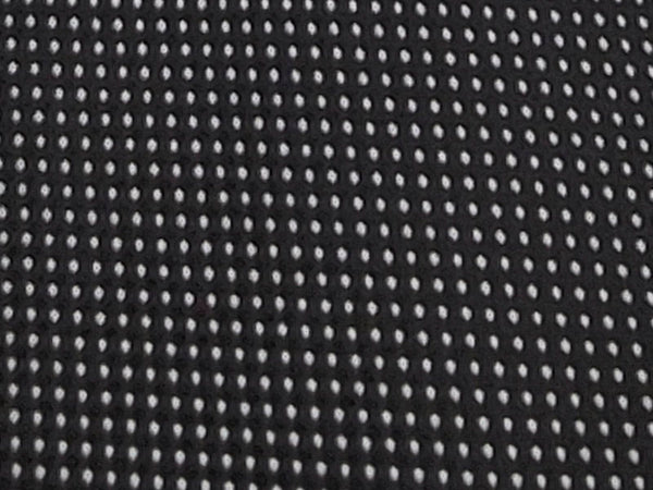 Black and white-toned micro patterned polka dot tie