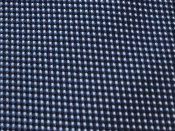 Black and sky blue-toned micro patterned polka dot tie